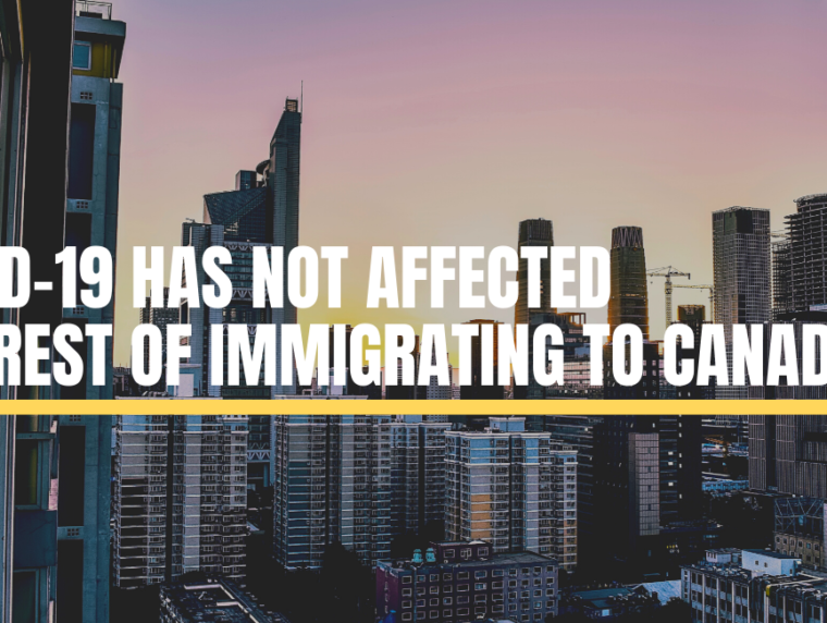 COVID-19 has not affected interest of immigrating to Canada